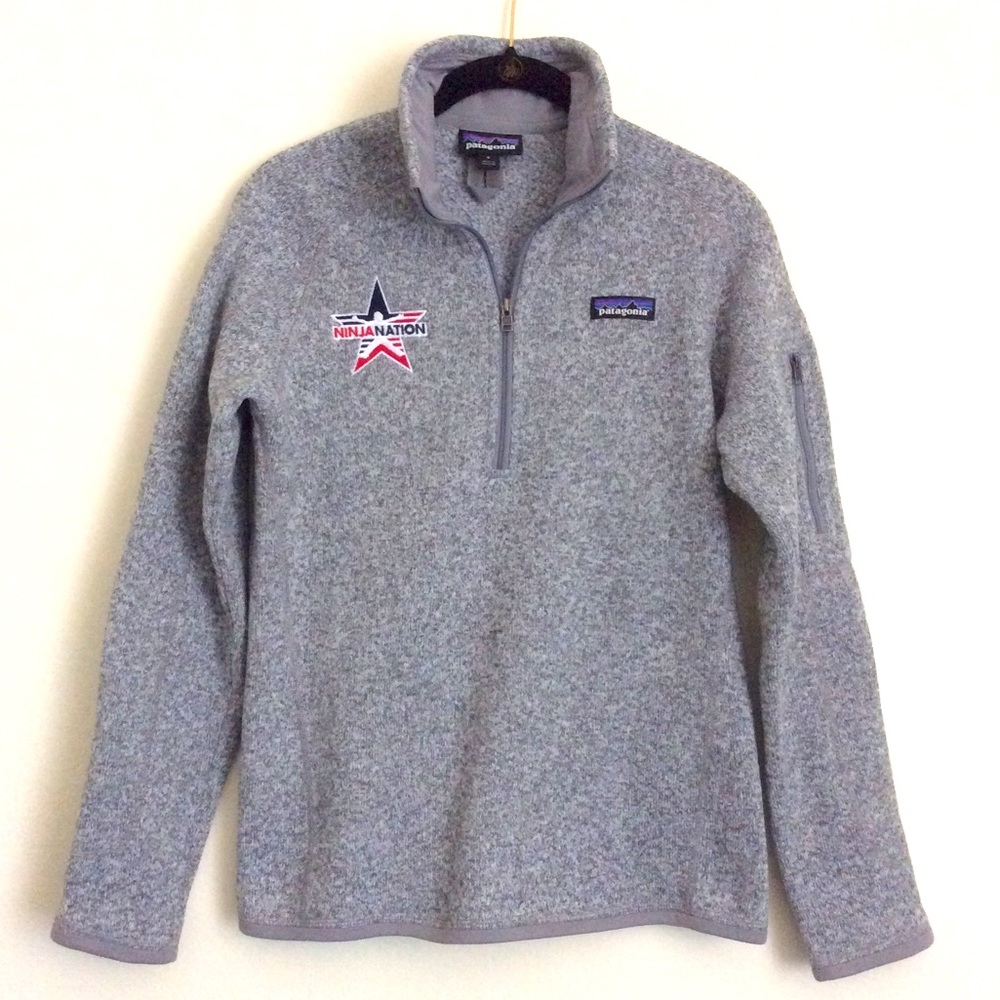 EUC Patagonia 1/2 Zip Ninja Nation Fleece Sz S